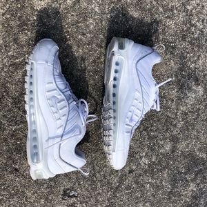NIKE AIR MAX 98 TRIPLE WHITE 3M SNEAKERS